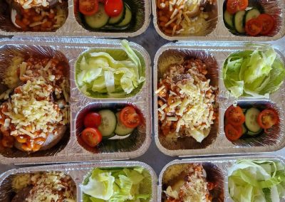 Prepped Jacket potatoes